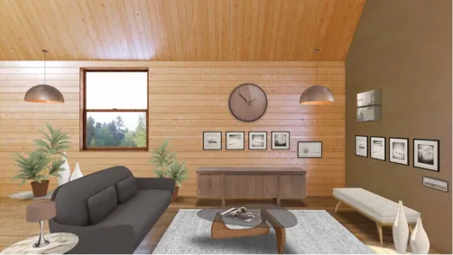 cozy natural home