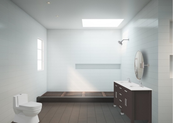 banheiro Duda Design Rendering