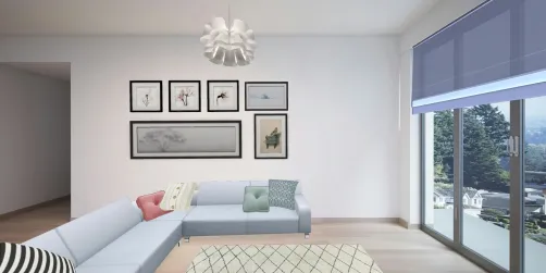 Pastel living room