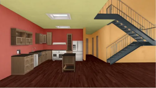 warm kitchen