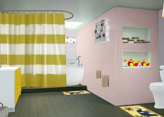 ☀ sunny bathroom Design Rendering