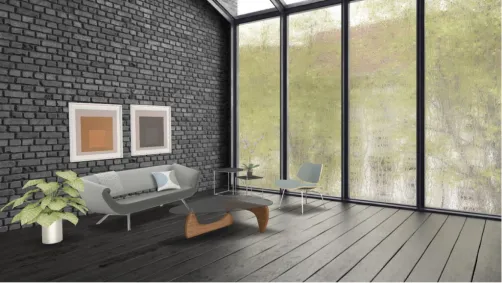 minimalist modern living room