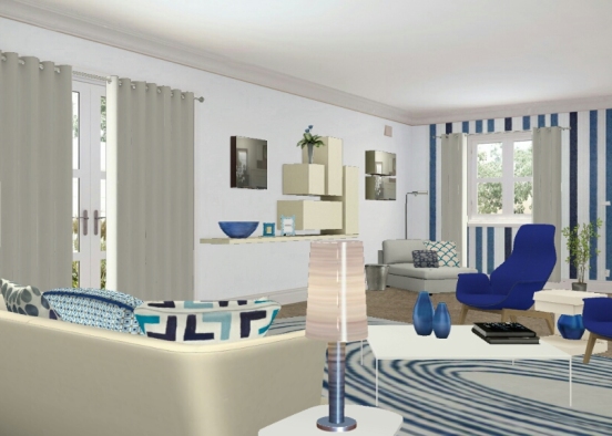 Blue comfort Design Rendering