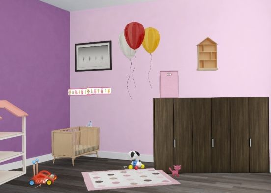 Kinderzimmer  Design Rendering