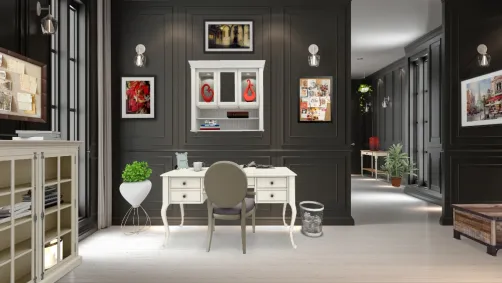 Dark office