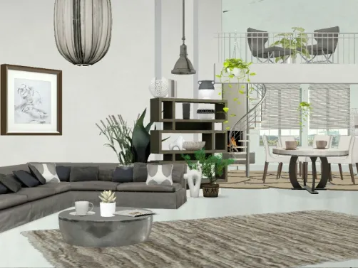 Big room with dining