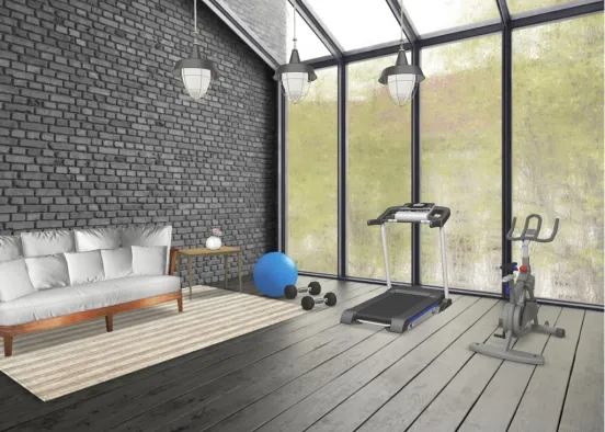 Gym and Basement 😌 Design Rendering