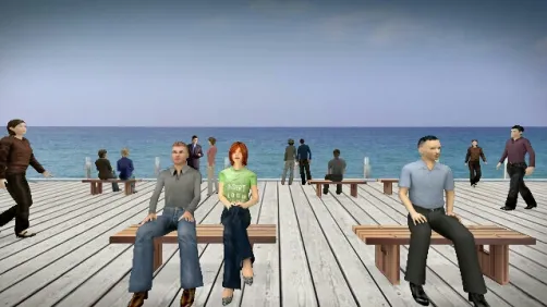 A walk on the pier