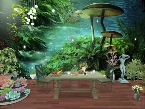 Tea Party in Alice in Wonderland!
