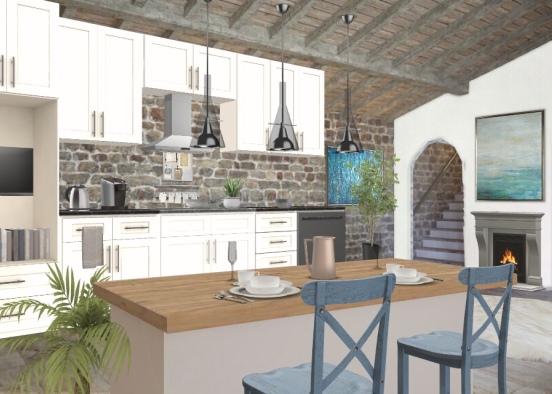 Kitchen 😍 Design Rendering