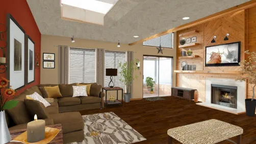 Fall living room