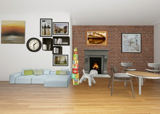 Cool Living Room 😎 Design Rendering