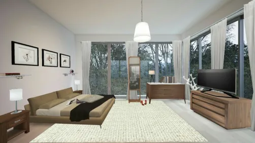 Bedroom in the Forest