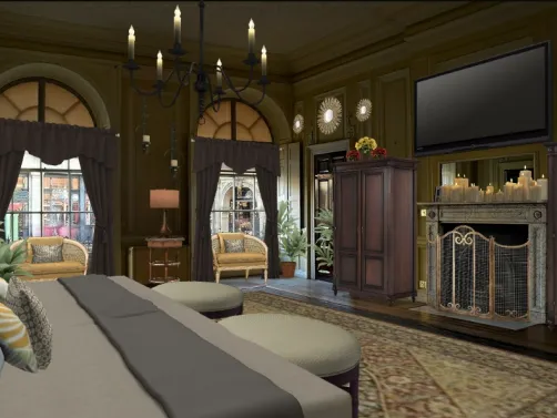 Fancy bedroom 