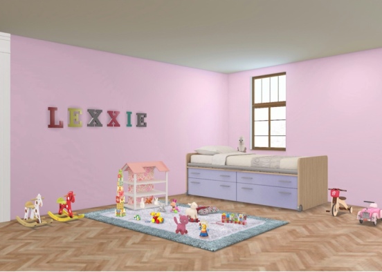 Lexxies room Design Rendering