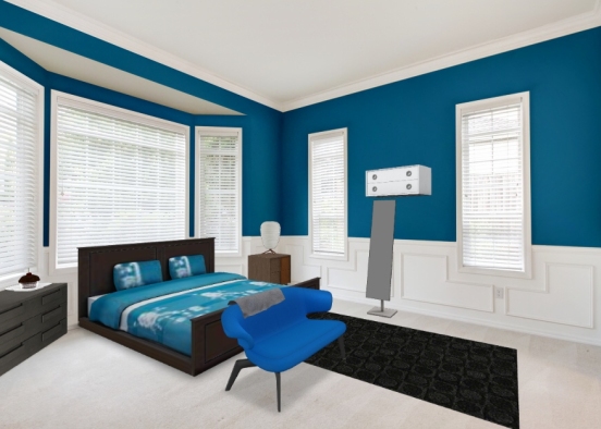 Beauty blue room Design Rendering