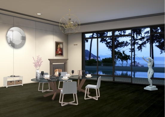 My dream dining room! Design Rendering