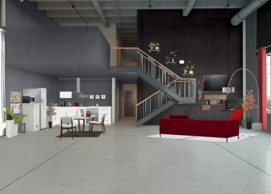 Köln apartment studio Design Rendering
