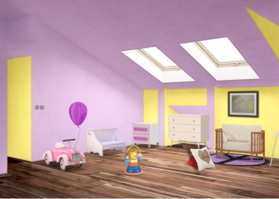 Toddler’s room Design Rendering