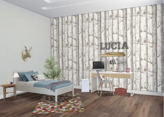 Lucias room Design Rendering