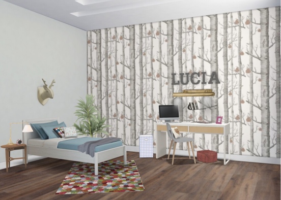 Lucias room Design Rendering