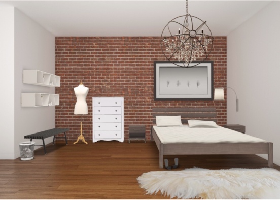 Fancy bedroom  Design Rendering
