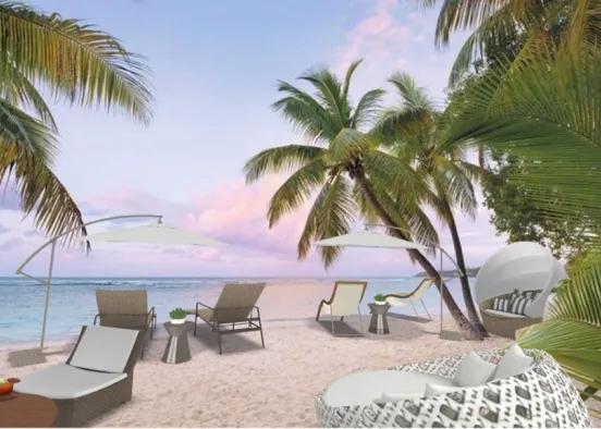 Resort on the beach Design Rendering