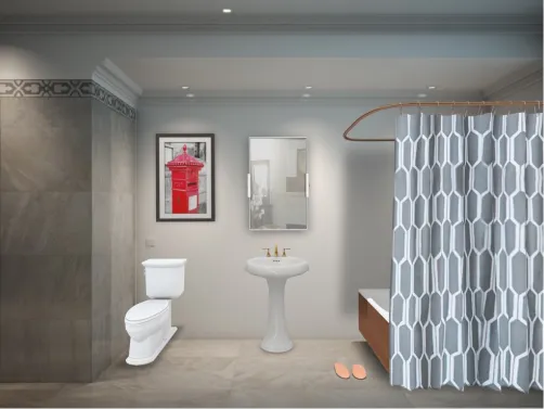Fancy bathroom