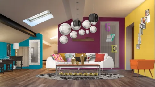colorful room