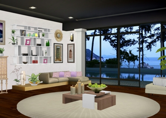 Another living room Design Rendering