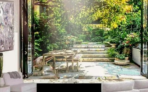 Garden view for old lovers FROM MY WORKSHOP