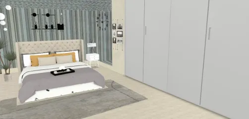 Modern bedroom simple and elegant