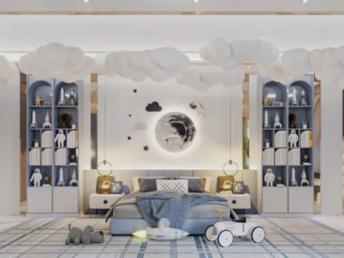Space Themed Bedroom