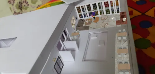 The handmade model For Cafe