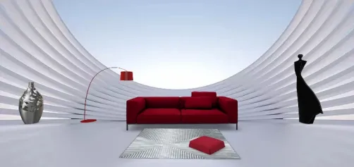 Decora Personalidad Protagonista. El color rojo vibrante.