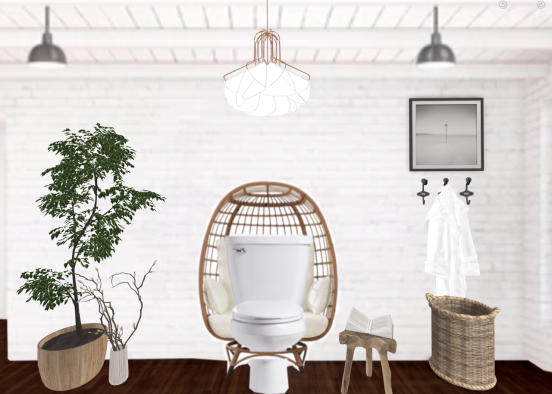 Aldi egg chair toilet 😂 Design Rendering