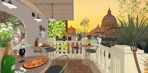 Roof Garden in Rome