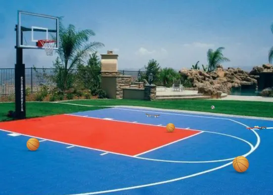 Basketball Court Design Rendering