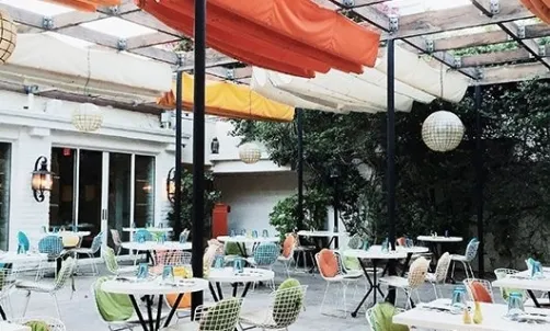 Outdoor cafe