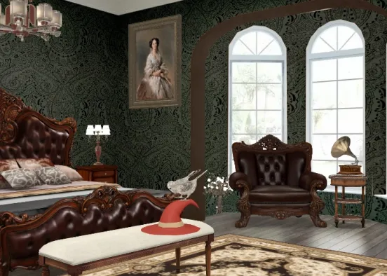 Wizard bedroom 🧙‍♂️ Design Rendering