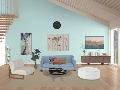 un petit salon convivial 