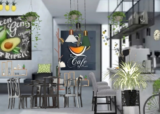 Cafe on me x ❤ Design Rendering