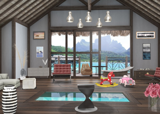 Family  lovely and relaxing place. Design Rendering
