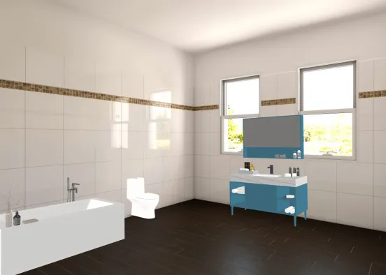 #bathroom Design Rendering