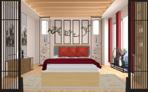 Chinese bedroom