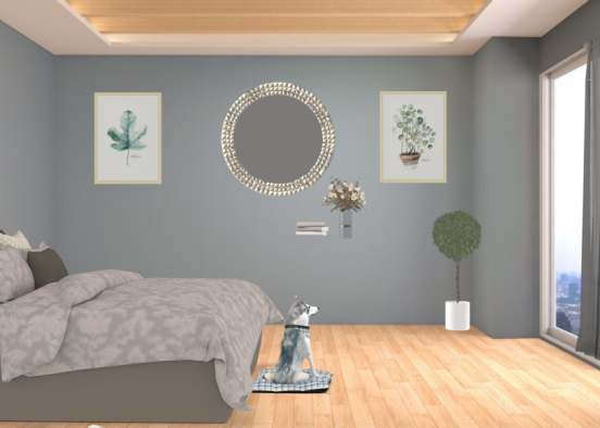 New York City bedroom  Design Rendering