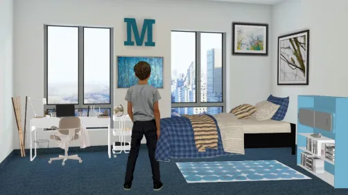 Chambre d'un futur peintre