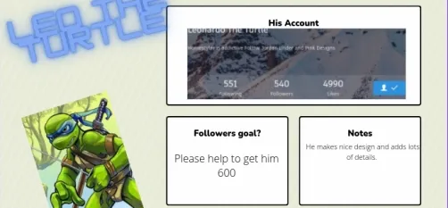 Follow Leo The Turtle Pleas3