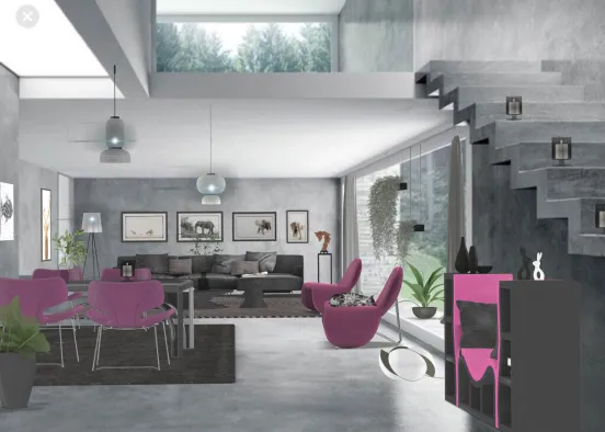 living room 🌿 Design Rendering