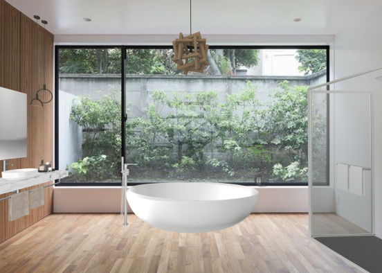 Natural bathroom 🌱🍃 Design Rendering